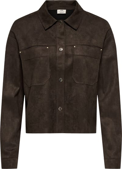 JDY - JDYJULLE L/S FAKE SUEDE SHIRT JRS Dames Blouse