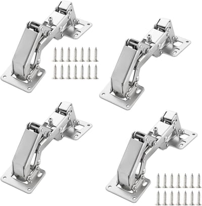 Dailygoods- Keukenkastdeurscharnieren 170 Graden - 4 Stuks