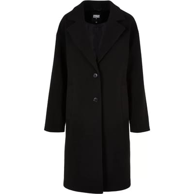 Urban Classics - Oversized Long Jas - XS - Zwart