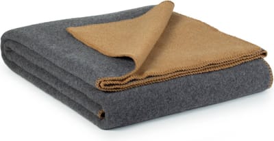 MoST - Sun Dust - 2-persoons omkeerbare bed deken - Merino wol - 200 x 220 cm - geel - grijs