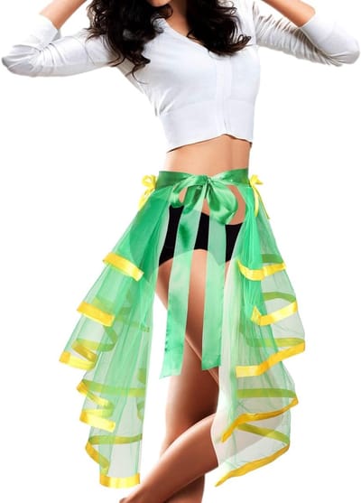 Groene Tutu Rok voor St. Patrick's Day, Gelaagd Tüllen Balletrok voor Leprechaun Kostuum en Ierse Feestaccessoires voor Vrouwen, Perfect voor Carnaval en Prom
