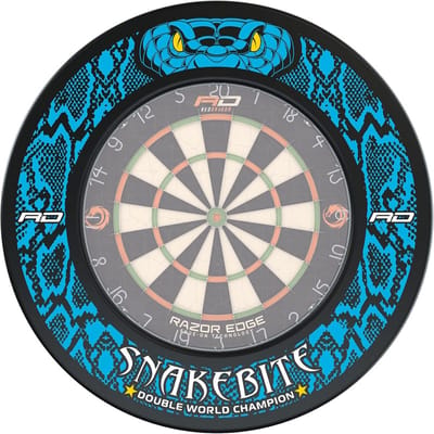 Dartbord Omranding met Slangenprint Oog Detail - Geschikt voor Elk Standaard Dartbord