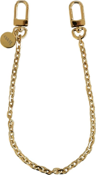 xoxo Wildhearts telefoonkoord - Dreamy - Kort koord - Geschikt voor iPhone - Geschikt voor Samsung - Universeel - Phone cord - Telefoonketting - Koord voor telefoon - Telefoon hanger ketting goud