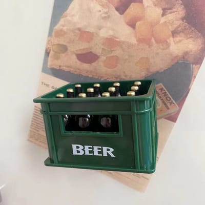 TLVX Sterke Bierfles Opener Koelkast Magneet Groen / Bierflesje openen / Koelkastmagneet Foto / Boodschappenlijst / Notitie / Memo bord / Magnetisch / Heineken / Amstel / Hertog-Jan / Grolsch / Birre Moretti / Jupiler / Duvel / Bierfles Opener