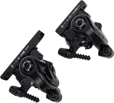 Mechanische Schijfremmen - Fietsrem Klauwen - Veilig Fietsen - Dubbele Zuiger - Flat Mount - Zwart