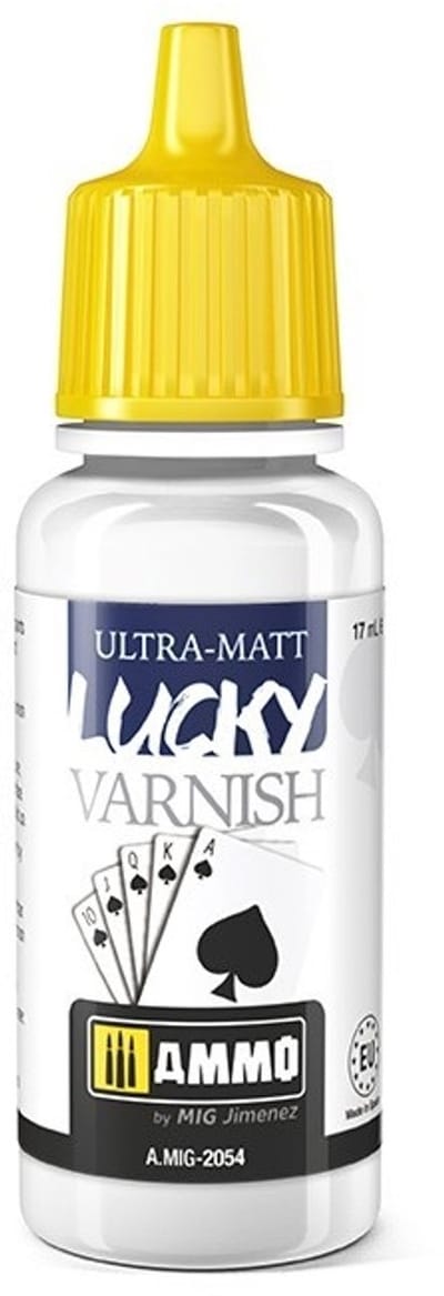 AMMO by Mig Jimenez Hobbyverf Acrylverf - MIG 2054 Lucky Varnish - Ultra Matt - Acryl Verf flesje - 17 ml