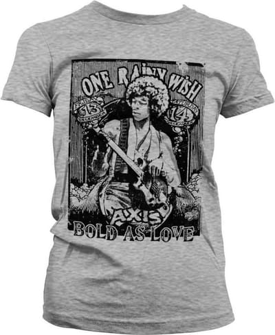 Jimi Hendrix Dames Tshirt -S- Bold As Love Grijs