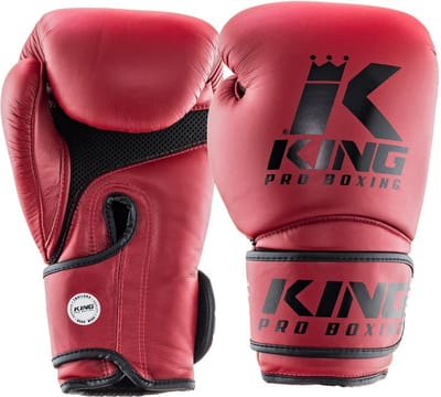 King (kick)bokshandschoenen KPB Star Mesh 3 Rood 14oz