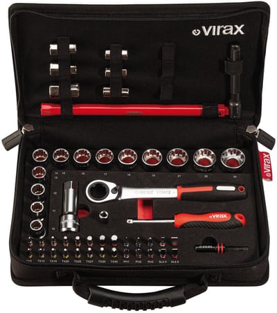VIRAX montagekit moersleutel, doorvoersleutel 51 st - 310410