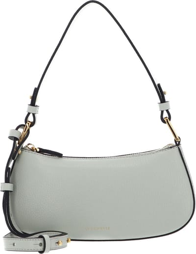 COCCINELLE Leren Schoudertas Avondtas Merveille Mini Bag Celadon Green Mintgroen