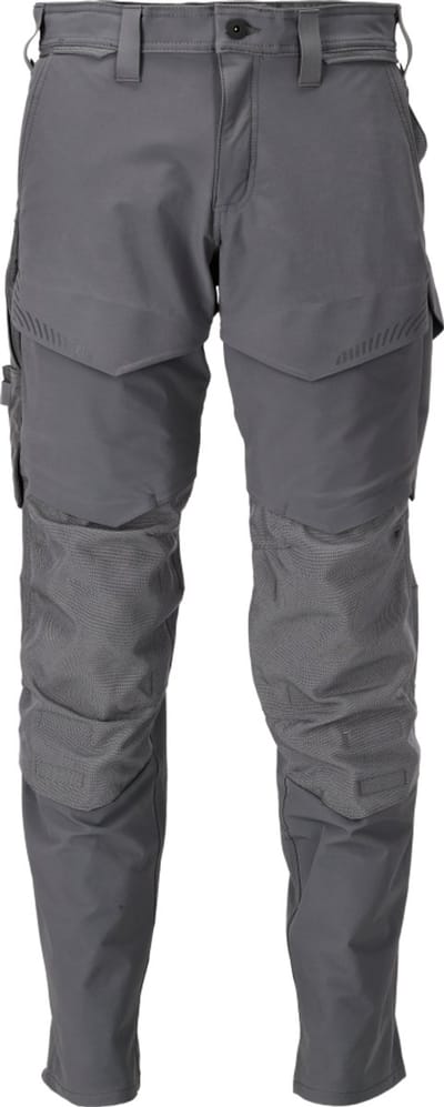 Mascot Customized Broek met kniezakken 22379-311 - steengrijs - C48 - 76
