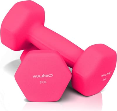 Dumbbell Set met Neopreen Coating - Hexagonvormige Gewichten voor Thuis Fitness