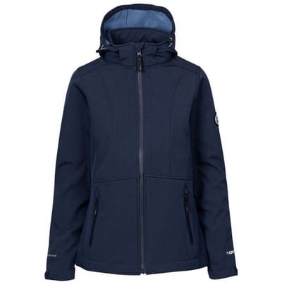 Trespass Dames/Dames Christine DLX Zachte Shell Jas (Marine Marl)