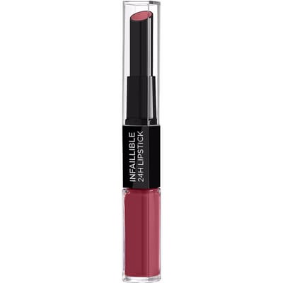 L'Oréal Paris Infaillible 24H Lipstick - Langhoudende 2-staps Lipstick met Vitamine E - 804 Metroproof Rose - Nude- - 5.7ml