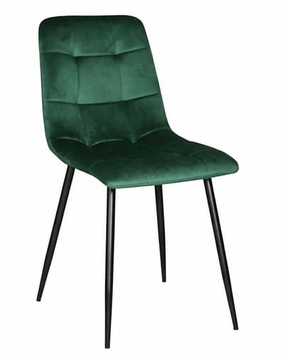 SET DEAL: 4 stuks Eetkamerstoel Catoo donkergroen velvet eetstoel zetel