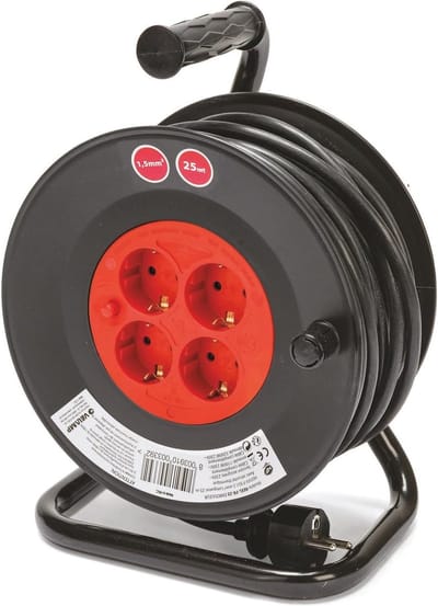 Schuko verlengkabel 16A 250V - 0,3 m