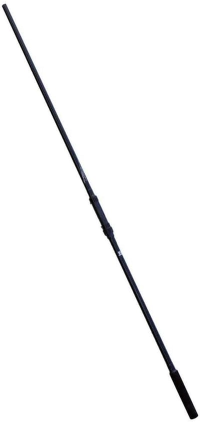 Vishengel Telescopisch - Karperhengel Carbon - Vissen op Karper - Gestructureerd Glasvezel - 3.60 m 3 lbs - Zwart