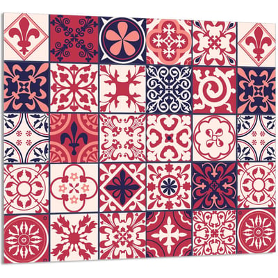 TMK ArtDeko - Mozaïek Glasplaat - 65x60 cm - Multifunctioneel - Ongedecoreerd