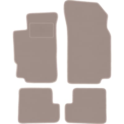 Beige veloursmatten voor: Peugeot 406 coupé (1995-2004)