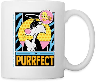 Looney Tunes Sylvester I'm Purrfect Grappig Citaat Mok