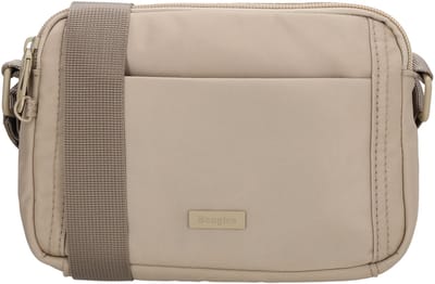 Beagles Duomo Crossbodytas - Schoudertas - Veiligheidsrits - Safety Zipper - Dames - Crossover - Tasje - Antidiefstal - Lichttaupe