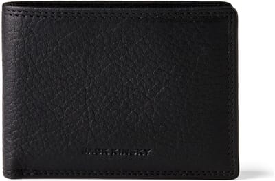 Jack Kinsky Porto 104 Portemonnee RFID-bescherming Leer 10.5 cm - Jongens - Horizontaal - schwarz