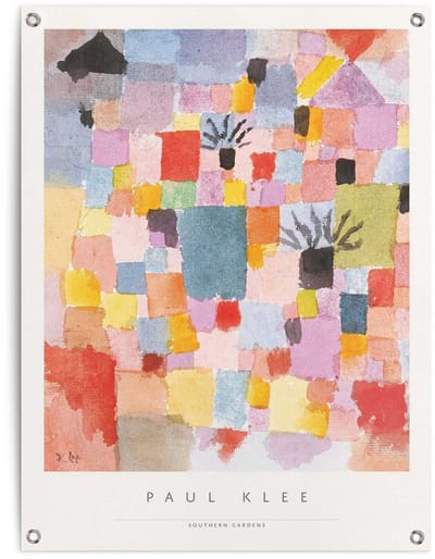 Tuinposter Paul Klee - Southern Gardens - 80 x 60 - Canvas - REINDERS