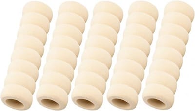 5stuks - Deurstop - Deurklink Beschermhoes - Muurbeschermer - Deurstopper Foam - Deurstop - Wit - Beschermhoes voor deurklink - Flexibele Deurstoppers - deurklinkbuffers - Deurklink Zacht Schuim -Deurklink Protector