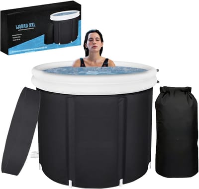 Core® Jacuzzi Opblaasbaar - Jacuzzi - Zwart - 90cm x 25cm x 85cm
