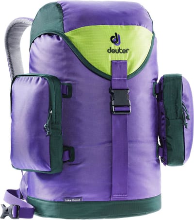 deuter vrijetijdsrugzak rugzak met laptopvak Lake Placid Rucksack 27L Violet-Citrus paars groen