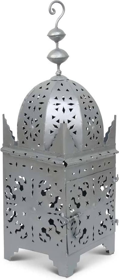 Safaary - Marokkaanse Lantaarn Zilver Large Arub