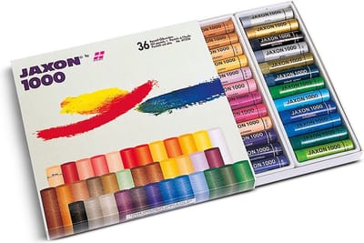 Jaxon Oliepastel Krijt - Oil Pastel Set 36 stuks voor beginners en artiesten