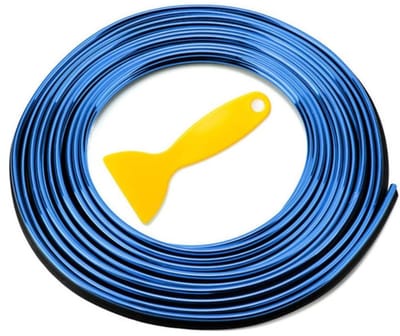 Dailygoody - Whakano Auto Ventilatiegleuf Decoratie - 5m Blauw - Interieur Sierlijsten voor Auto Styling