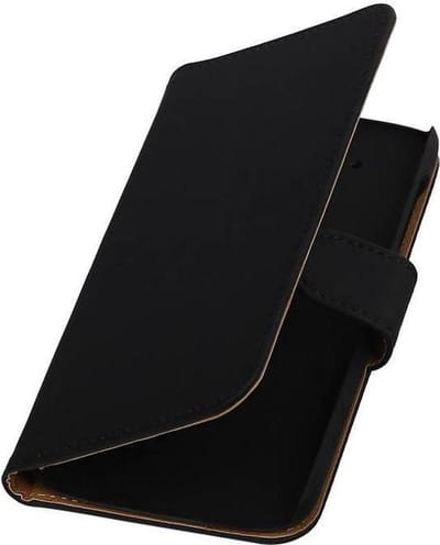 Bookstyle Wallet Case Hoesjes Geschikt voor HTC Desire 526 / Plus Zwart