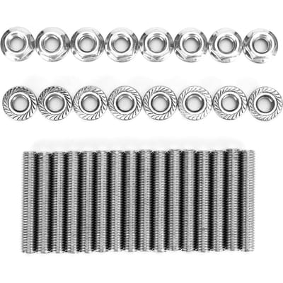 RVS Uitlaatspruitstuk Draadbouten Moeren Kit N811313S431 Geschikt voor Ford 4.6&5.4 Liter V8