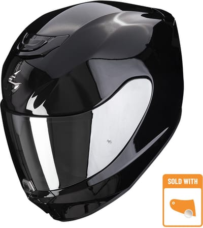 Scorpion Exo-391 Glossy Black - Integraalhelm - Maat M - Motorhelm - ECE 22-06 gekeurd