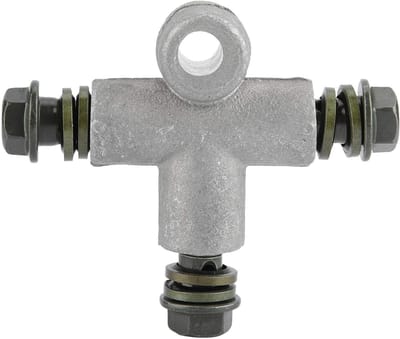 3-Weg Adapter voor Motor en ATV - Hydraulische Remolie Slang, Koppeling Tee 10mm, Hoogwaardige Kwaliteit en Duurzaamheid