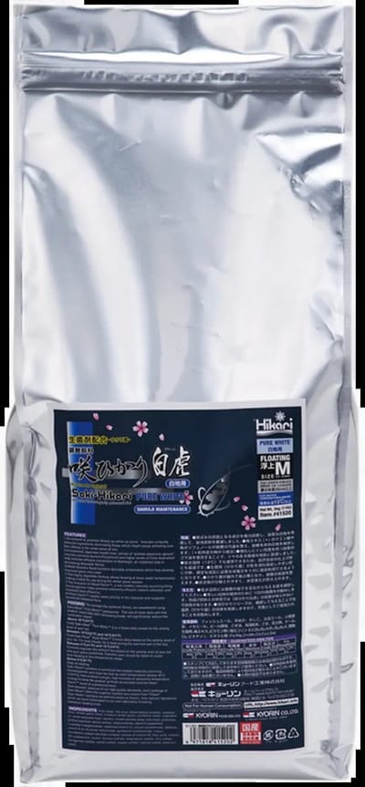 Saki hikari pure White - 5 kg - Vissenvoer - Vijvervoer