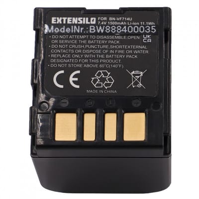 Camera accu compatibel met JVC BN-VF714U / 1500 mAh