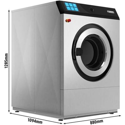 GGM Gastro Elektro Waschmaschine - 23 kg - 947 Touren - Touch Zilver