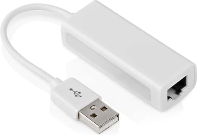 USB 2.0 netwerkadapter - High Speed - 100 Mb/s - Windows - Wit - Allteq