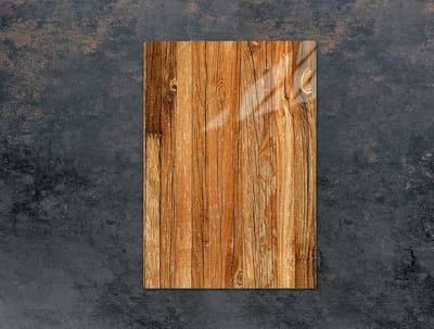 TMK ArtDeko - Snijplank - 35x52 cm - Gehard Glas - Houtprint