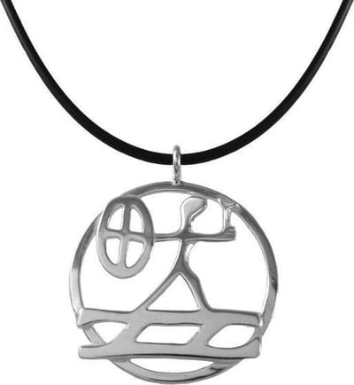 AuBor ®. Hanger. Zilver. De Sjamaan.