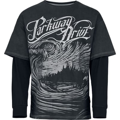 Parkway Drive Shirt met lange mouwen - EMP Signature Collection - S tot 3XL - voor Mannen - donkergrijs-zwart