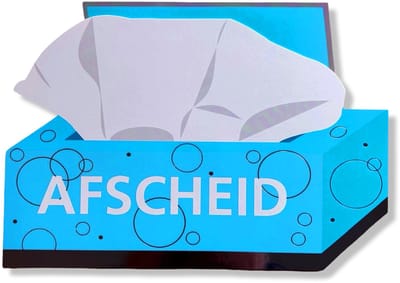 Maxi Kaart - A4 Formaat Afscheid - 30x22,5cm - XL Wenskaart inclusief envelop