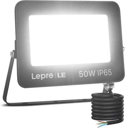 50W LED Buitenlamp - Superheldere 5000LM Spotlamp voor Tuin, Garage en Terras - IP65 Waterdicht