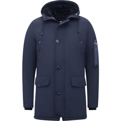 Parka Heren Jassen - Gewatteerde Jassen - 7103 - Blauwe jas