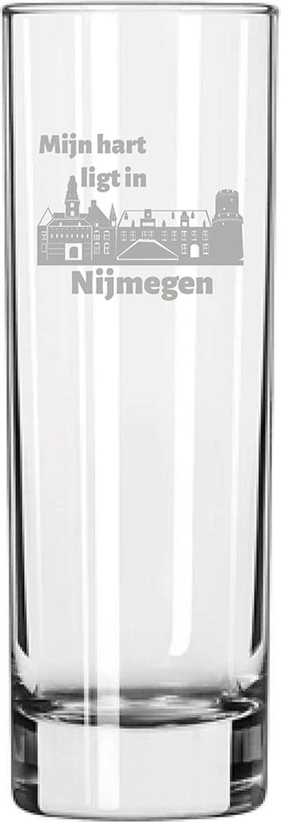 Gegraveerde longdrinkglas 22cl Nijmegen