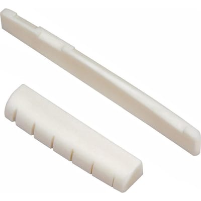 Gitaarzadelmoer Wit Veebot voor 41 Inch Folkgitaar 2Pcs white