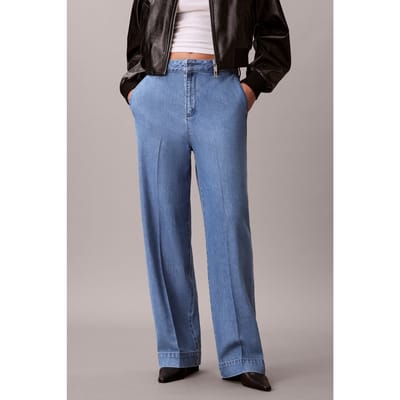 Calvin Klein Ultra High Pleated Jeans Astoria Taglia: W25 | Pantaloni Outlet | Donna